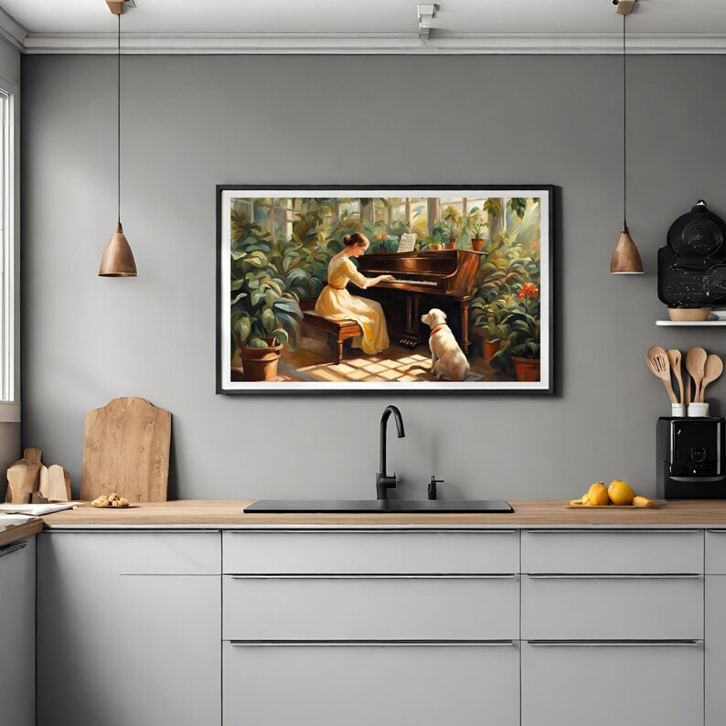 Piano Print Mid Century Music Poster Gift For Pianist Piano Wall Art Piano Print Mid Century Music Poster Gift For Pianist Piano Wall Art