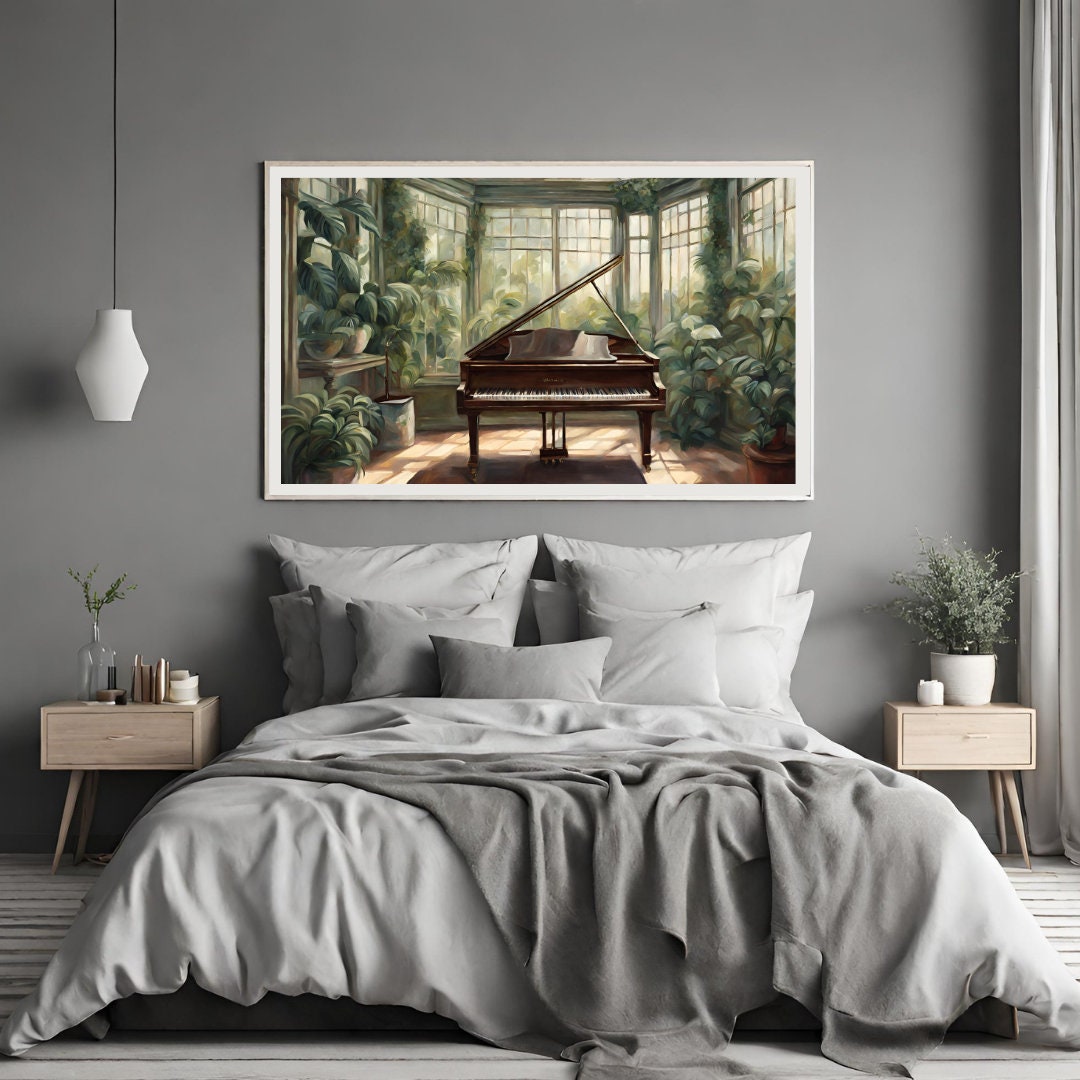 Piano Print Mid Century Music Poster Gift For Pianist Piano Wall Art Piano Print Mid Century Music Poster Gift For Pianist Piano Wall Art