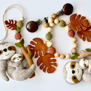 Stroller Chain Sloth Maxi Cosi Pendant Sloth