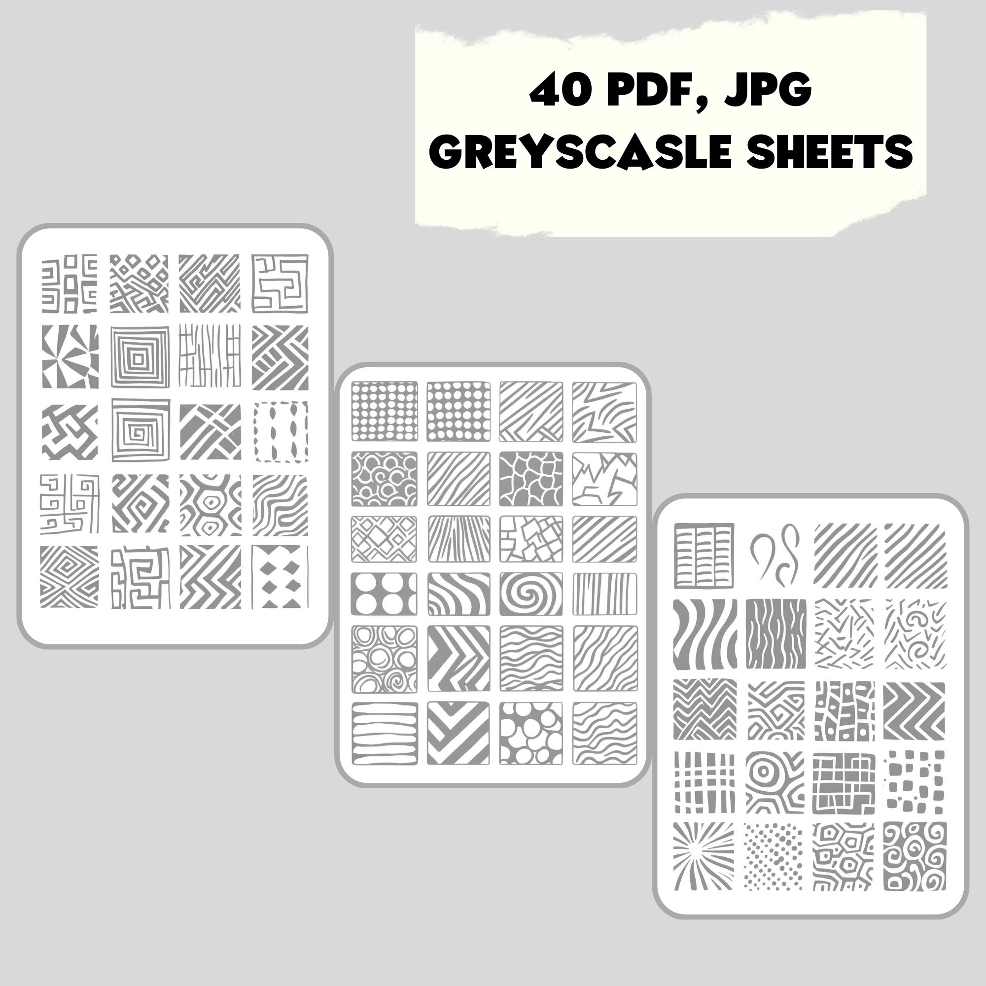 500+ Zentangle Patterns, Beginner Practice Sheets, Zen Doodle Workbook ...