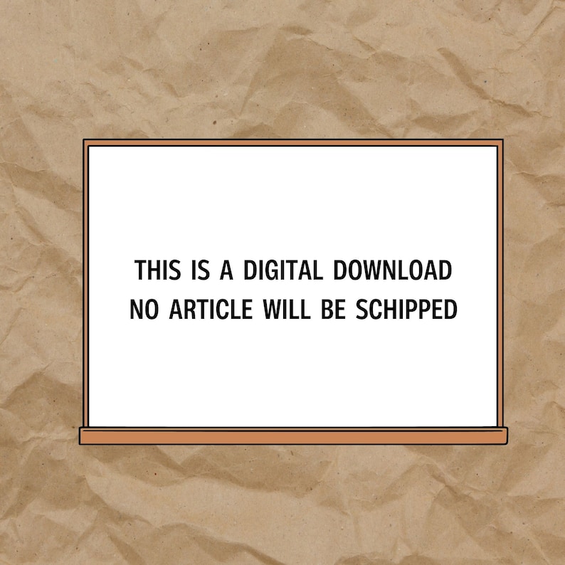 May include: Whiteboard with the text "THIS IS A DIGITAL DOWNLOAD NO ARTICLE WILL BE SCHIPPED"