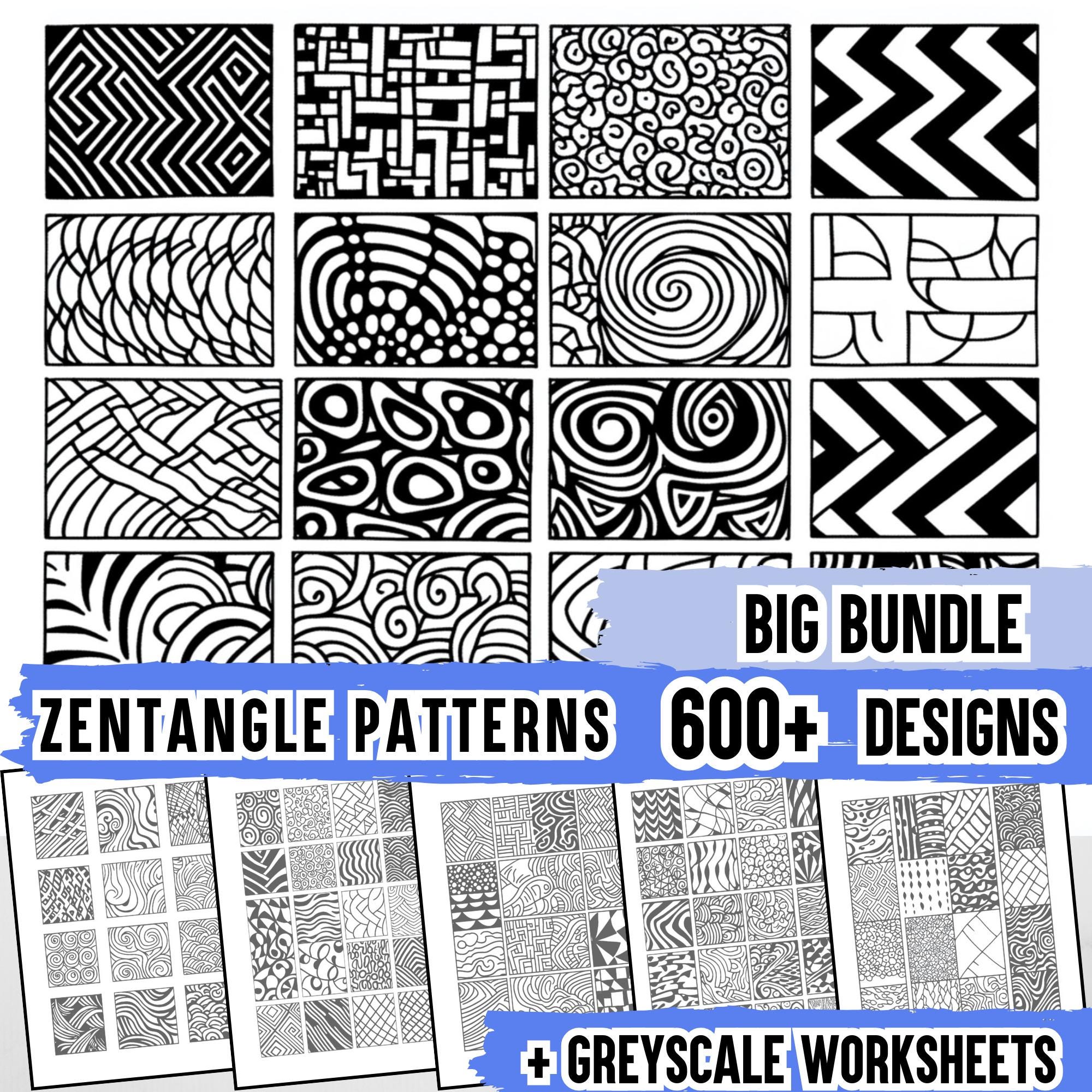 Zentangles Patterns Examples