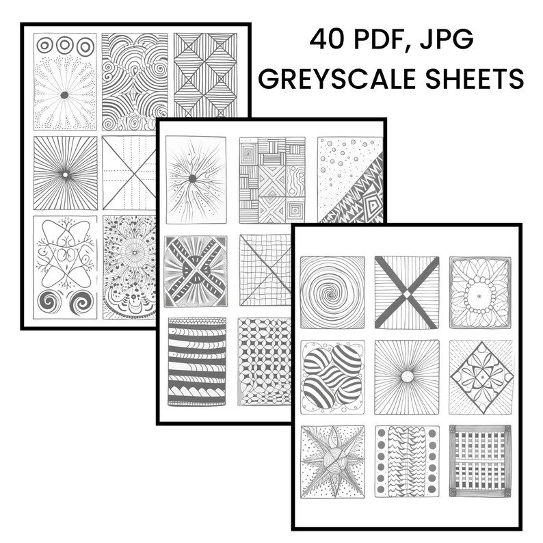 zentangle art bundle printable digital download, zendoodle templates for mindful drawing and tracing, printable zentangle practice sheets for adults pdf, large zentangle pattern collection for relaxation, zendoodle art therapy bundle digital download, printable zentangle templates for creative focus, 1000 zentangle designs for journaling and coloring, relaxing zendoodle worksheets pdf jpg png, mindful zentangle pattern tracing practice for adults, creative zendoodle drawing templates