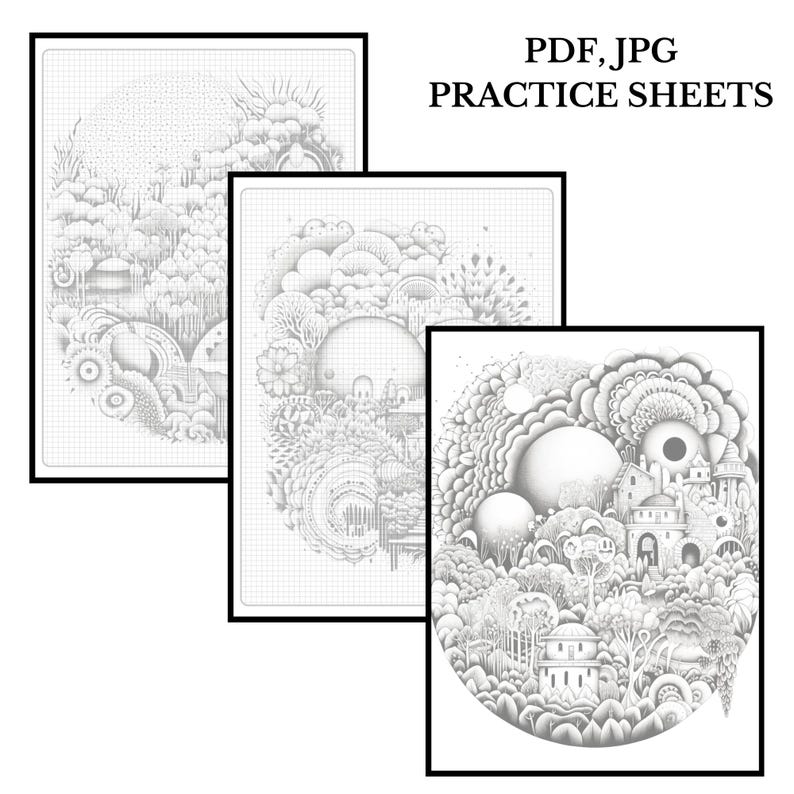 dark fantasy zentangle practice sheets printable, gothic zendoodle art therapy bundle, fantasy zentangle drawing worksheets for adults, mystical zendoodle templates for mindfulness, printable dark fantasy zentangle art pack, stress relief doodle fantasy zentangle pdf, enchanted zentangle gothic art bundle, fantasy themed zendoodle drawing worksheets, dark zentangle templates for art journaling, printable gothic zendoodle practice pages, mindful fantasy art worksheets digital download