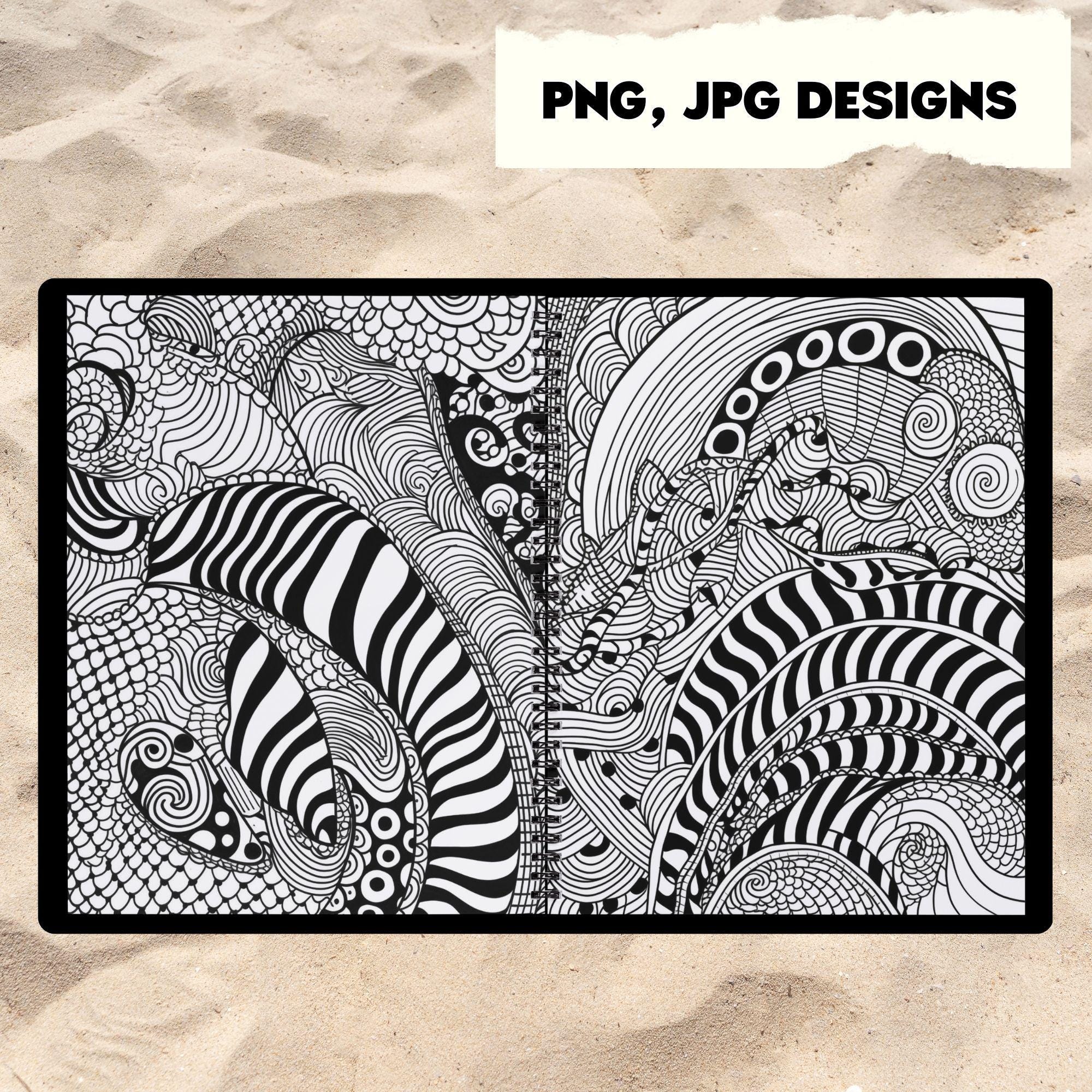 Beginner-friendly Zentangle Patterns, Easy Practice Sheets, Zendoodle