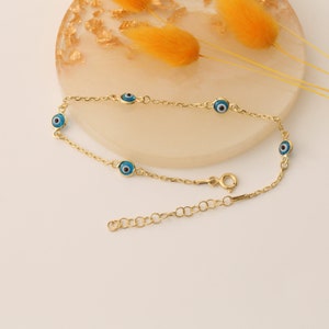 Murano Evil Eye 925 Sterling Silver Bracelet - Protect Charm