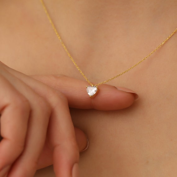 Pendiente De Loto De Piedra Lunar Chapado En Oro Amarillo, Joyería Hecha A Mano De Plata De Ley