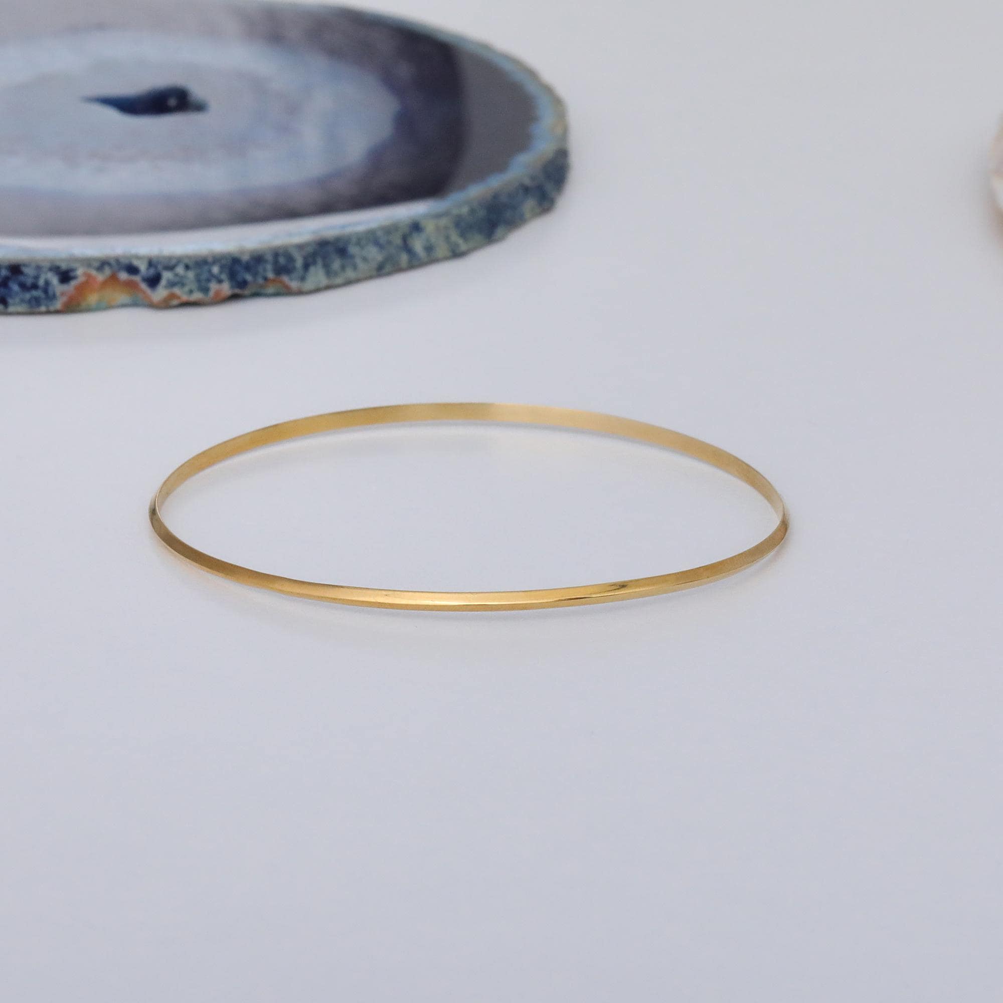 Llife 14KGP ONDULATION BANGLE 【公式通販】