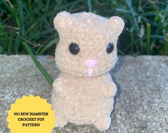 No Sew Hamster Crochet Pattern: Easy Beginner PDF