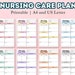 Printable Nursing Care Plan Nurse Care Plan Student Nurse Sheets ...