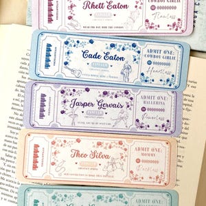 Bookmark Elsie Silver | Flawless | Heartless | Powerless | Reckless | Hopeless | Ticket Access bookmark | Cowboy Ticket Bookmark |
