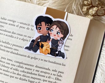 Violet and Xaden - Fourth Wing- Rebecca Yarros - Magnetic Bookmark - Blood Wings