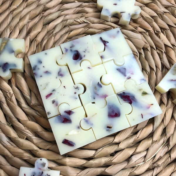 NEW | French Lavender Puzzle Melts | Botanical Wax Melts | Wax Melts Burner | Scented Wax Melts | Wax Melts | Soy Wax Melts | Jigsaw Melts