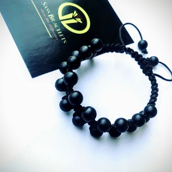 Bracelet Shamballa double couche - Bracelet Shamballa personnalisable pour hommes et femmes, bracelet perlé