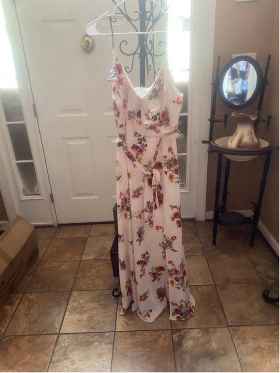 Women's Premier Amour White Multicolor Maxi Dress