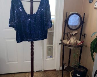 Free People-top met lovertjes voor dames, maat S