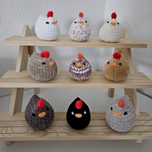 Gehäkeltes Huhn Crochet Chicken - Amigurumi Geschenk Present Dekoration
