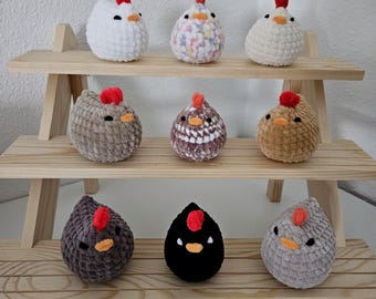 Kurczak na szydełku - prezent amigurumi, dekoracja