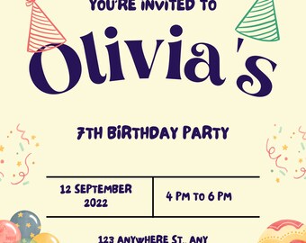Birthday Invite