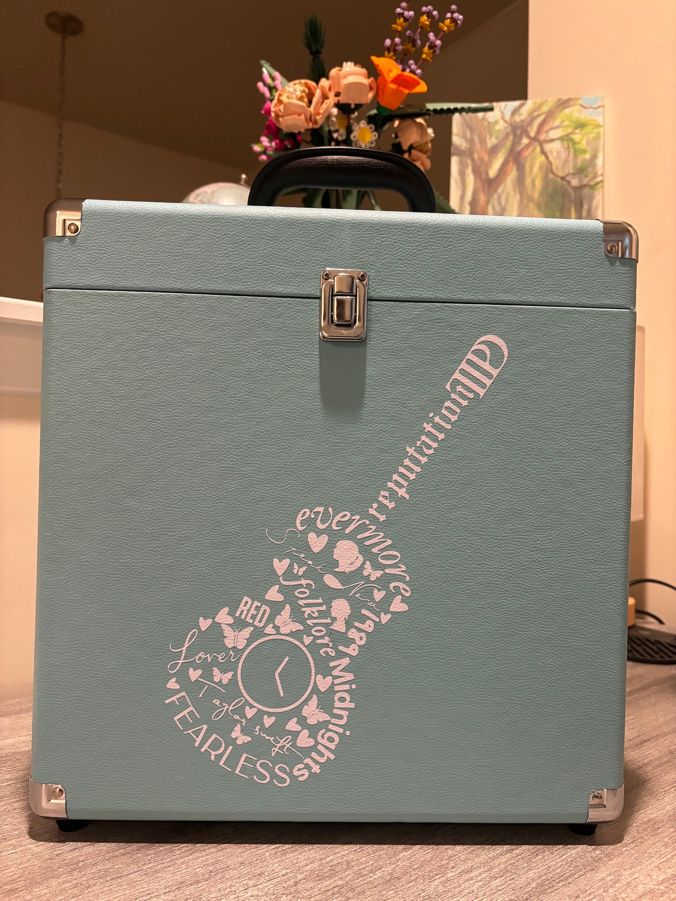 Customizable Vinyl Record Case Swift Inspired - Etsy