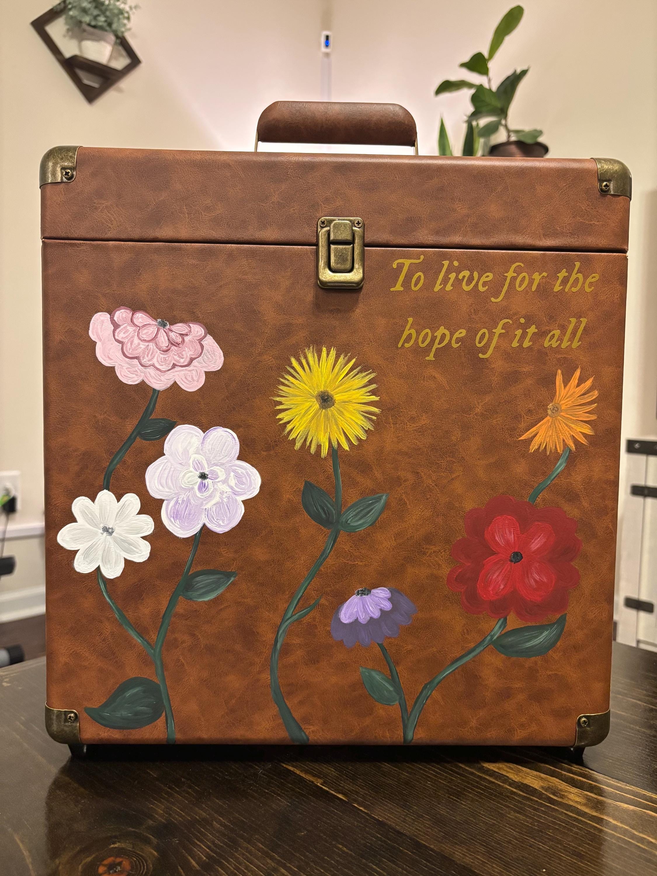 Taylor Swift 花柄レコードケース Taylor Swift 花柄レコードケース Customizable Vinyl Record