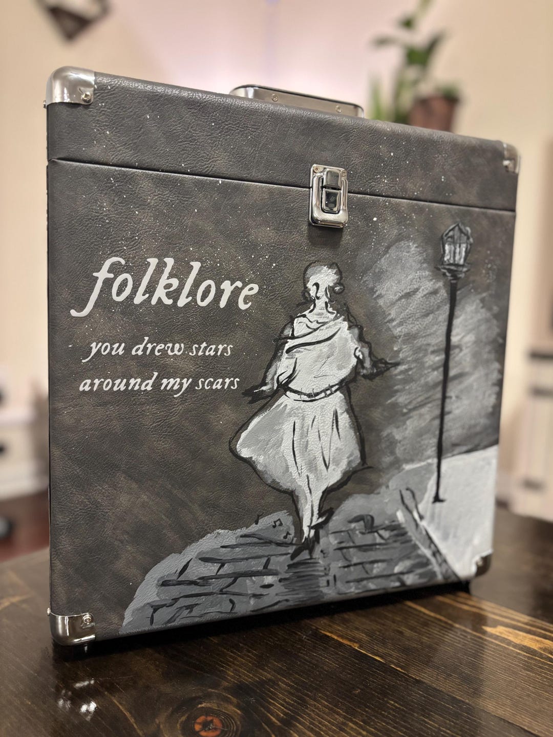 Taylor Swift 花柄レコードケース The Tortured Poets Department Vinyl Display Case – Taylor