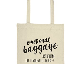 Emotionele bagage - Organische draagtas