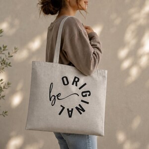 be original organic shopping bag - Shopping-Bag aus recycelter Baumwolle und recyceltem Polyester