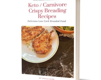 Ricette di panatura croccante Keto/Carnivore Libro di cucina digitale scaricabile