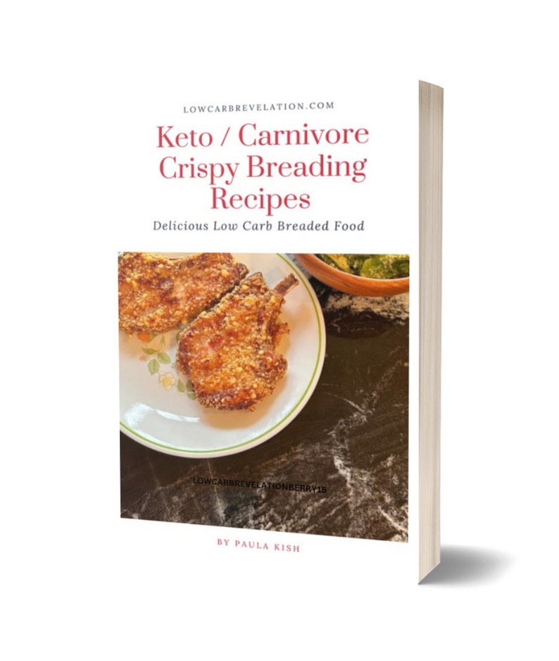 Keto / Carnivore Crispy Breading Recipes Digital Cookbook Downloadable image 1