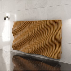 Parametrische Luxuswelle Wandplatte Welle Design für Home Office und Innenräume digitaler Download DXF-Dateien Vektorvorlage.