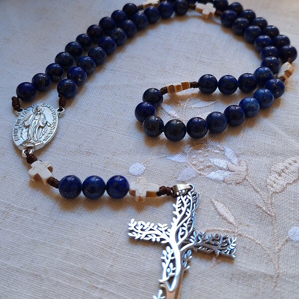 Lapis Lazuli Rosary Bead