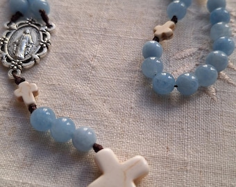 Rosary rosary in chalcedony