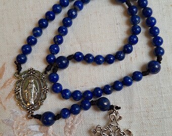 Lapis Lazuli Rosary Bead