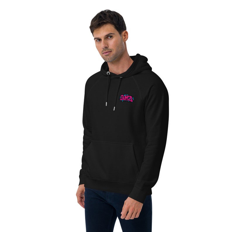 ALWAYS BE GRATEFUL AND GIVE THANKS TO GOD Unisex eco raglan hoodie