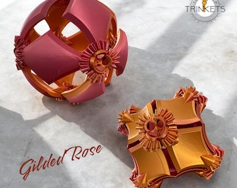 Gear Orb, Gear Orb Fidget Toy, Fidget Toy, 3D Printed Toy, Stress Ball, Desk Toy, Calming Toy, Fidget Ball, Gear Ball, Gear Sphere