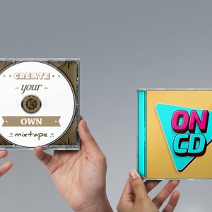 Custom Mixtape on CD // 100% customisable from the CD to the printed artwork // Make your perfect mixtape CD image 1