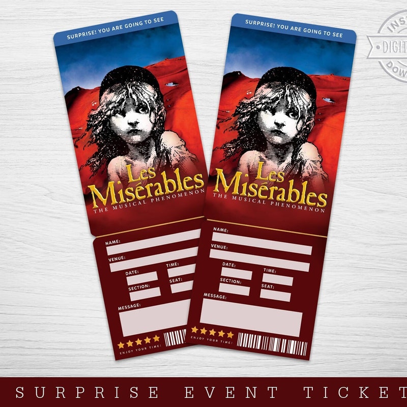 Les Miserables Print - Etsy