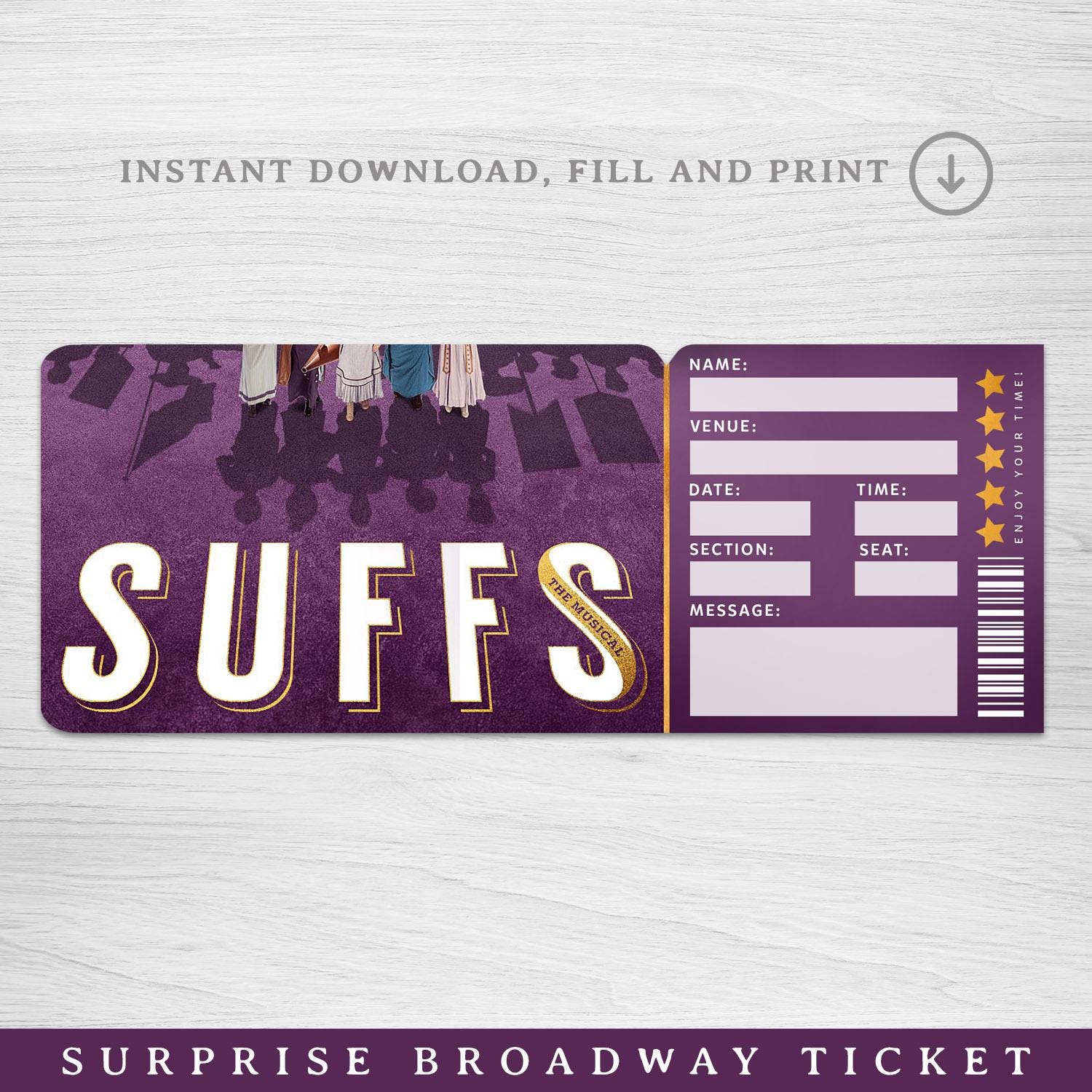 SurpriseTickets - Etsy
