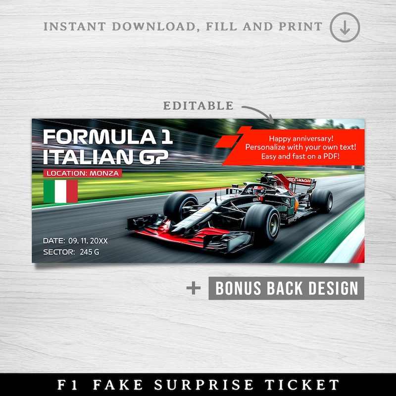 Formula 1 - Etsy