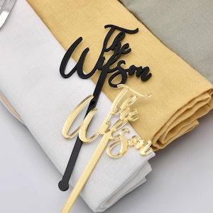 Personalisierte Acryl Getränkerührer | Personalisierte Cocktailspieße für Hochzeiten & Feste