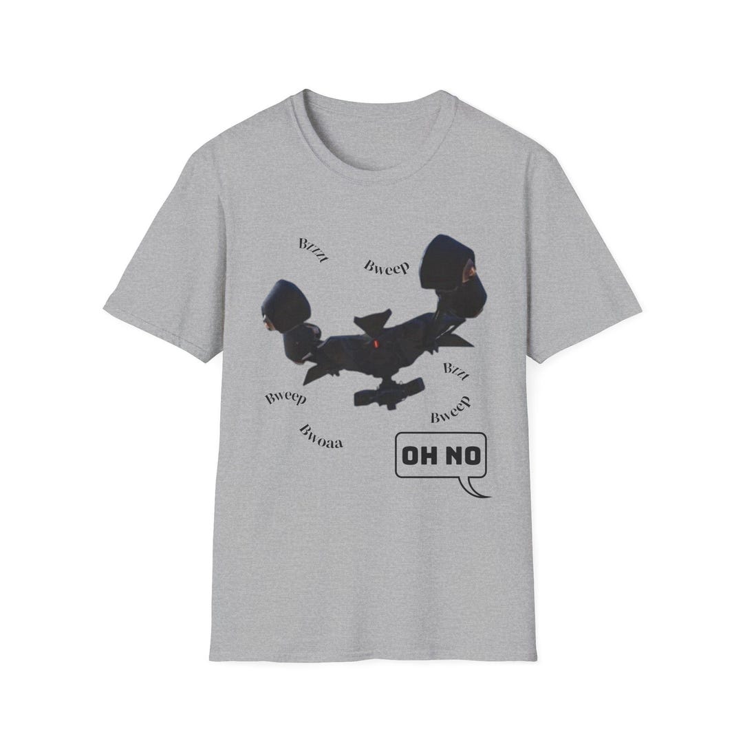 Arc Raiders Rocketeer Drone 'bweep' T-shirt | Video Game Player Tee - Etsy