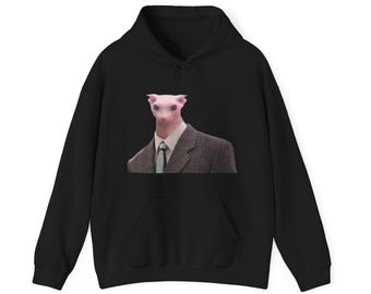 Sudadera con capucha Bingus, el gato profesional de negocios / Gato esfinge con traje