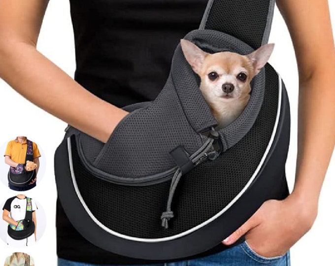 Pet gifts for dogs a sling bag for a cat Birthday gifts for cat carry bag gift for moms gift for her cute mothers day gifts for him