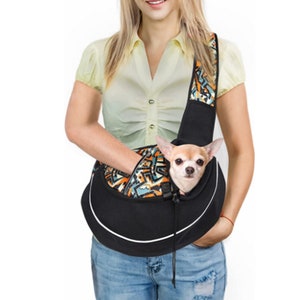 Pet gifts for dogs a sling bag for a cat Birthday gifts for cat carry bag gift for moms gift for her cute mothers day gifts for him, cat owner gifts for dog owner travel bag christmas gifts unique bag Birthday gifts for him Birthday gift for kids