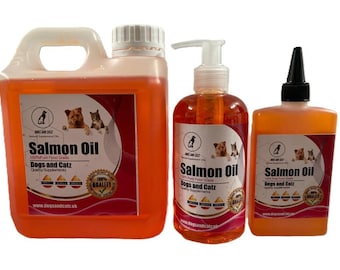 Sustainably Sourced Salmon Oil - Explore Our Range of Sizes for Your Pet's Wellness