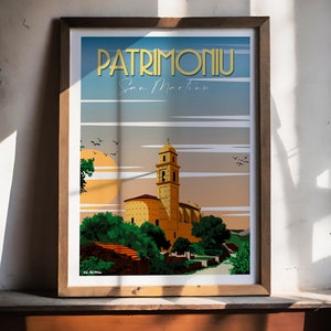 Plakat Korsyki - Patrimonio