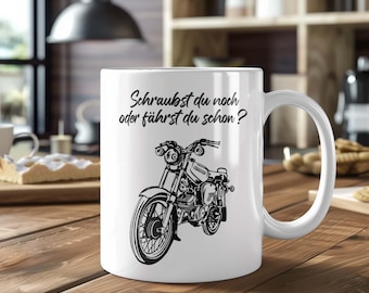 Tasse Simson S51 | Geschenk Simson Fan | Becher Simson S51 | Motorrad Tasse |  Geschenk Schrauber | Geschenk für Motorradfahrer