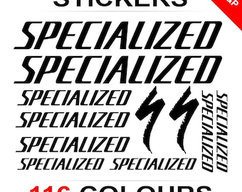 Juego de pegatinas para bicicleta Specialized, para cuadro, ciclismo, BMW, MTB, descenso, descenso