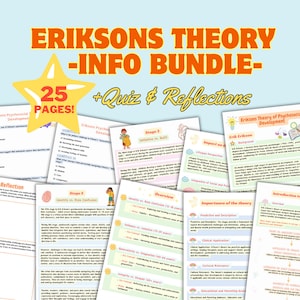 Las etapas del desarrollo de Erikson: información, material para estudiantes, teoría psicosocial, desarrollo infantil, guía para padres, teoría humana de Erik Erickson
